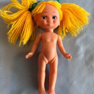 VINTAGE BOGI Doll with Yarn Hair 6" Height RARE #F74